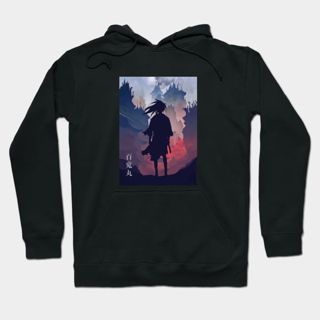 Hyakkimaru - Minimalist Hoodie by The Artz